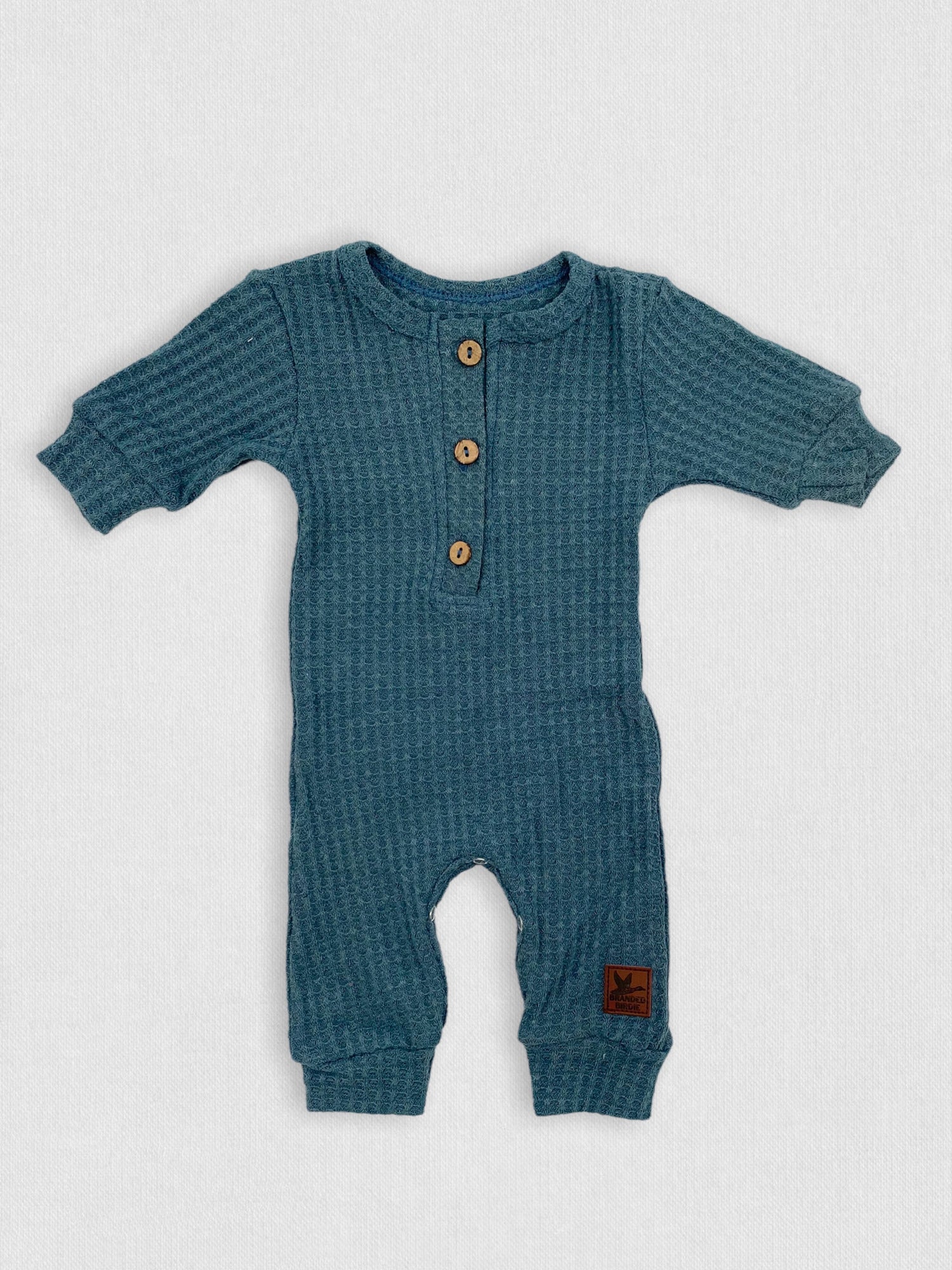 Basically Branded Newborn Sleeper Set  - Denim Pine - Branded Birdie