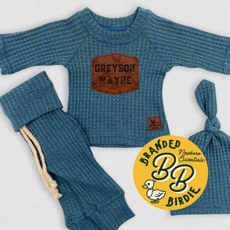 Mallard Ducks - Custom Branded Newborn - Denim Pine - As Seen On Tik Tok