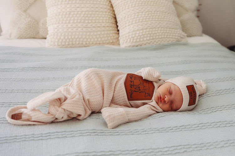 New To The Herd - Custom Leather Branded Newborn Set  - As Seen On Tik Tok